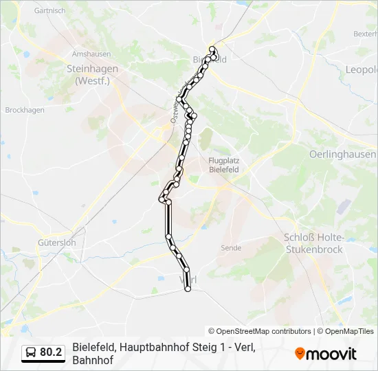 80.2 Bus Line Map