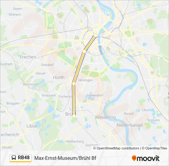 RB48 Bus Line Map