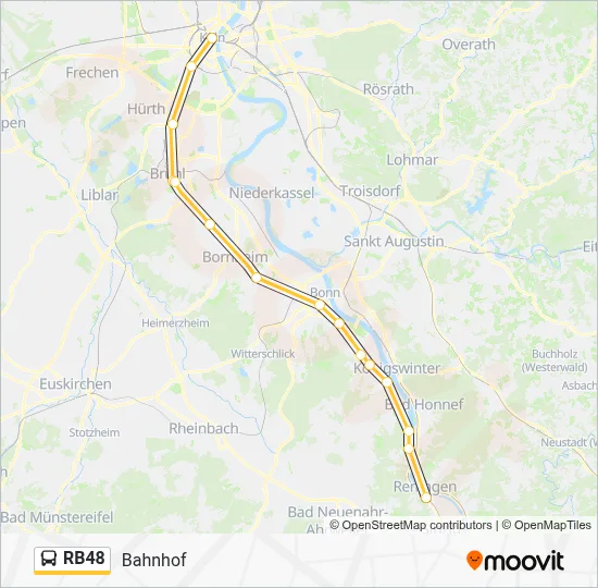 RB48 Bus Line Map
