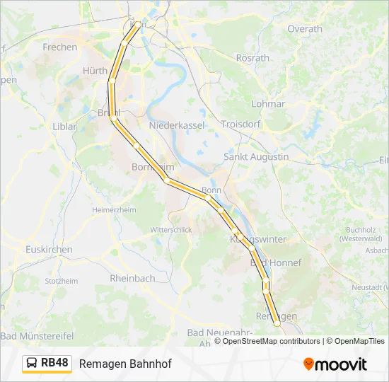 RB48 Bus Line Map