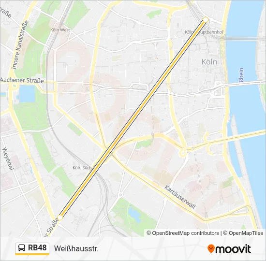 RB48 Bus Line Map