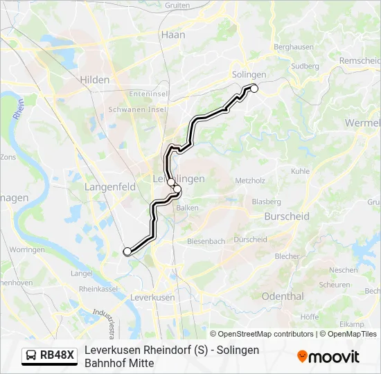 RB48X Bus Line Map