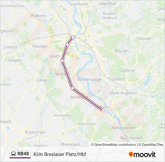 RB48 Bus Line Map