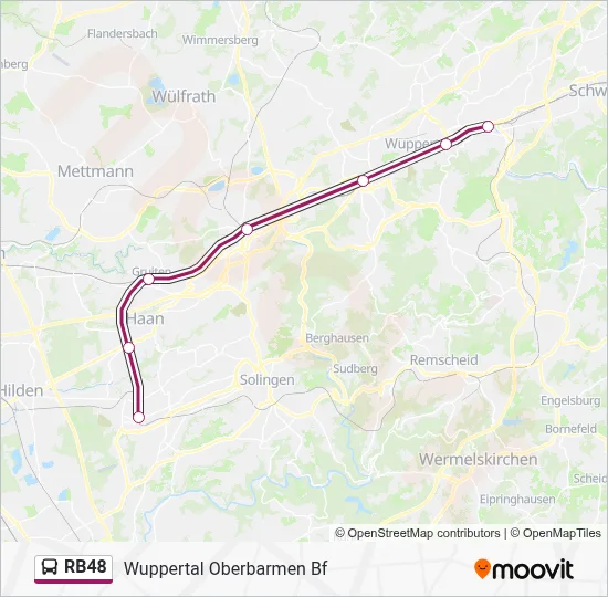RB48 Bus Line Map