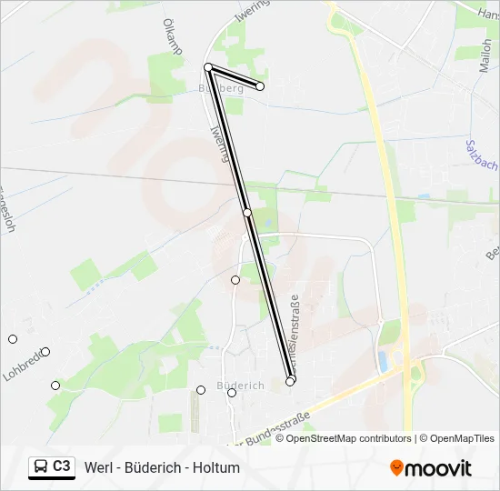 C3 Bus Line Map