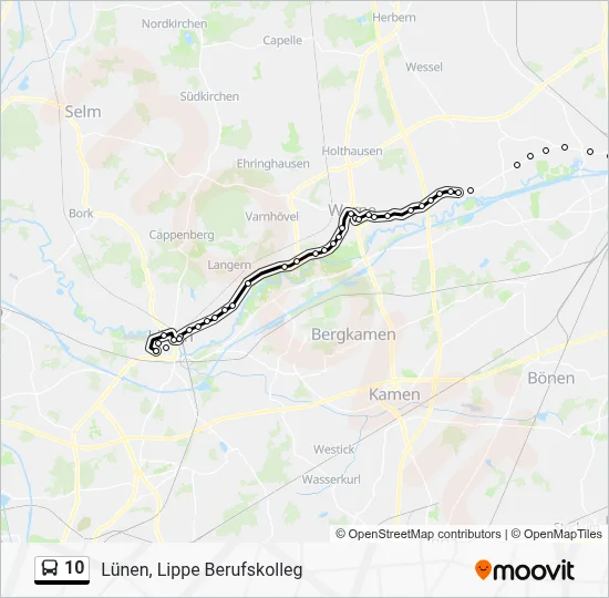 10 Bus Line Map