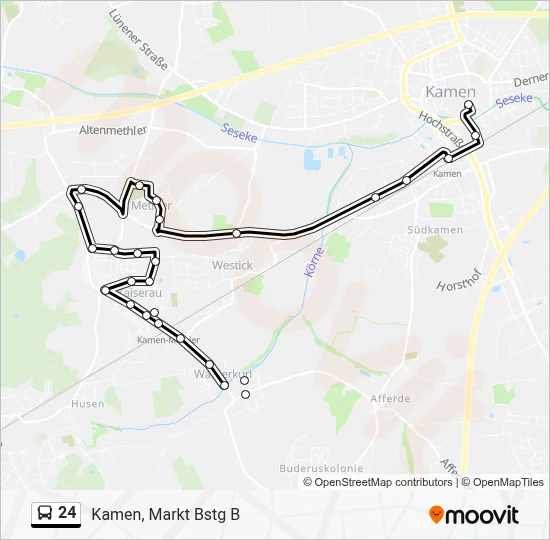 24 Bus Line Map