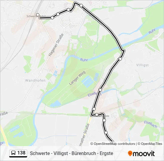 138 Bus Line Map