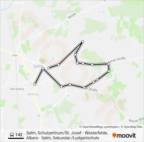142 Bus Line Map