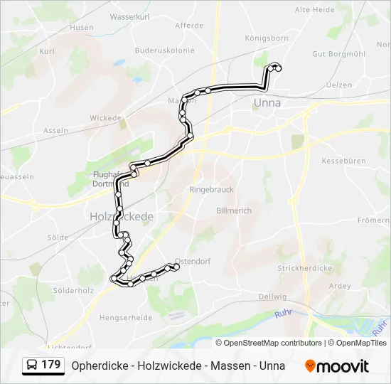 179 Bus Line Map