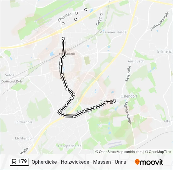 179 Bus Line Map