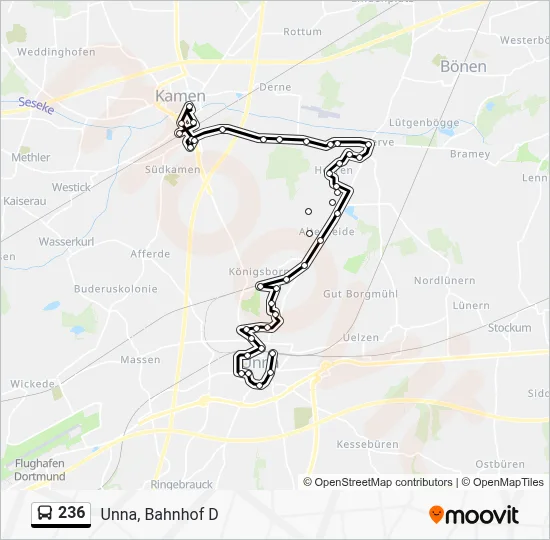 236 Bus Line Map
