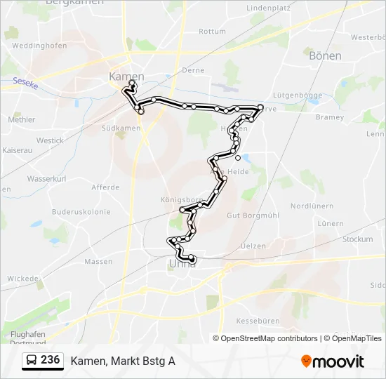 236 Bus Line Map