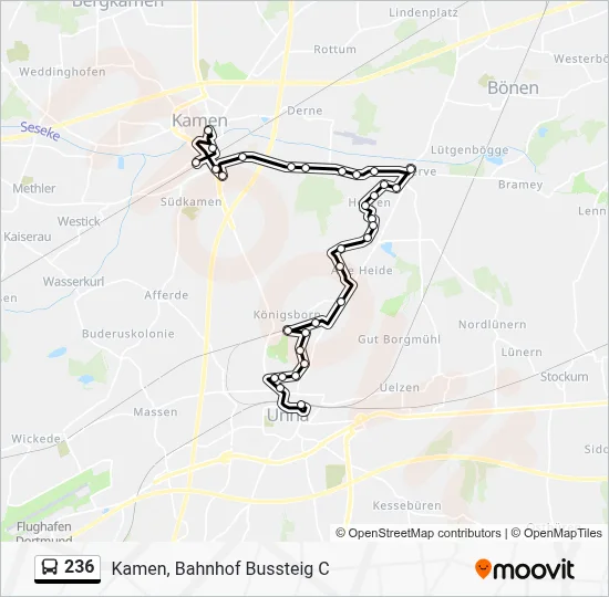 236 Bus Line Map