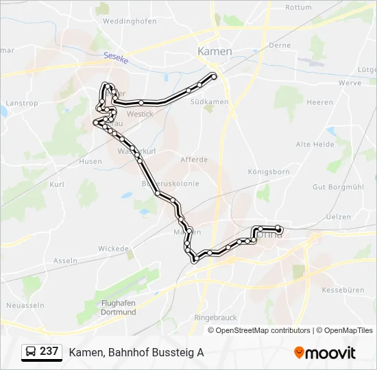 237 Bus Line Map