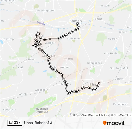 237 Bus Line Map