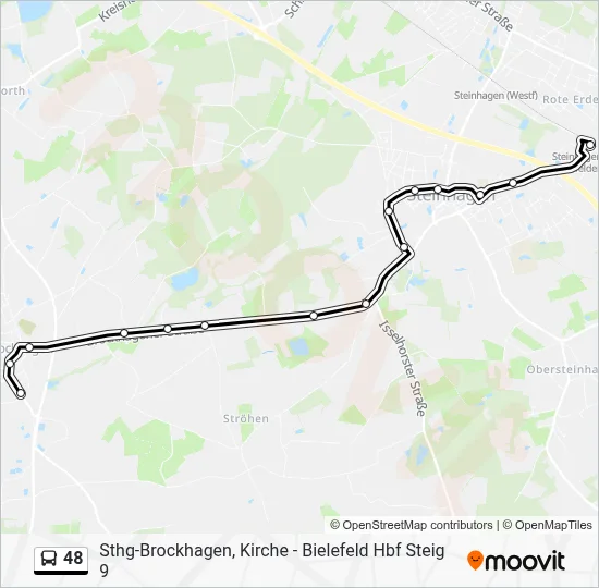 48 Bus Line Map
