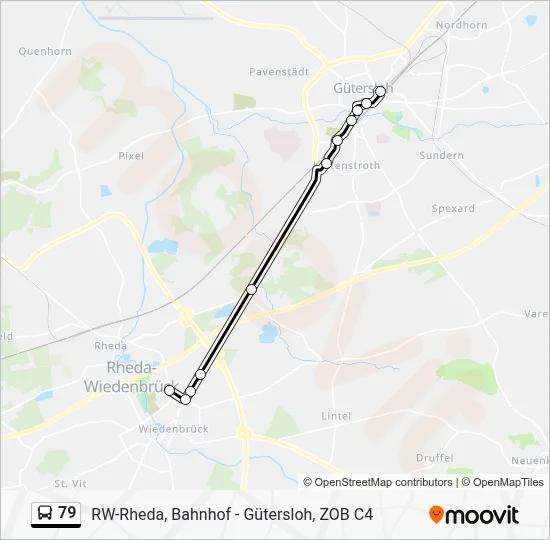 79 Bus Line Map