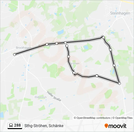 288 Bus Line Map