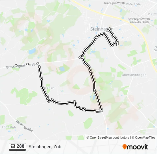 288 Bus Line Map