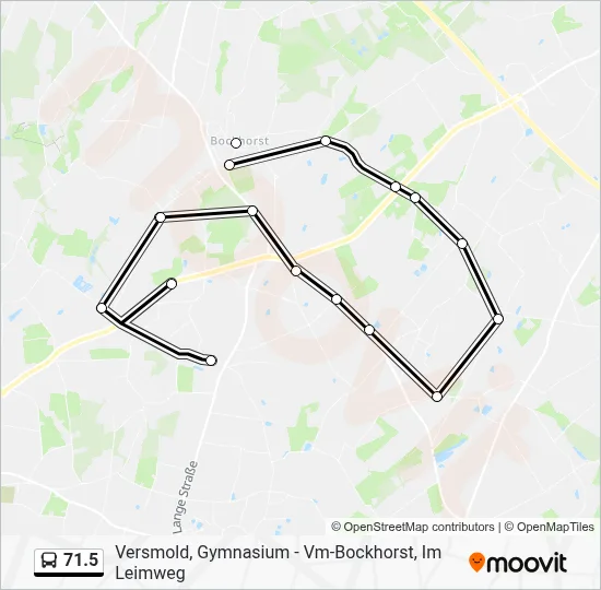 71.5 Bus Line Map