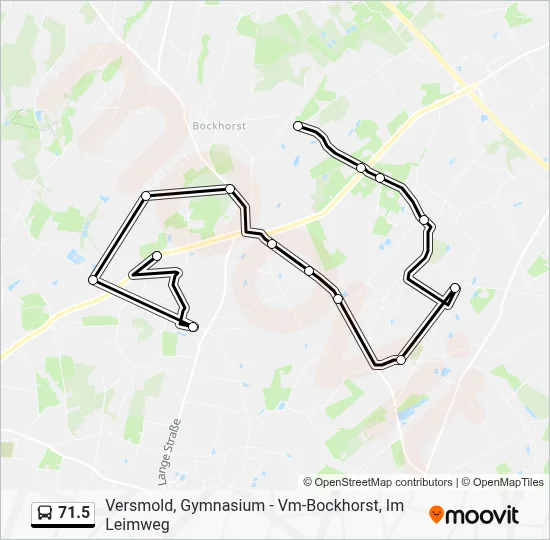 71.5 Bus Line Map