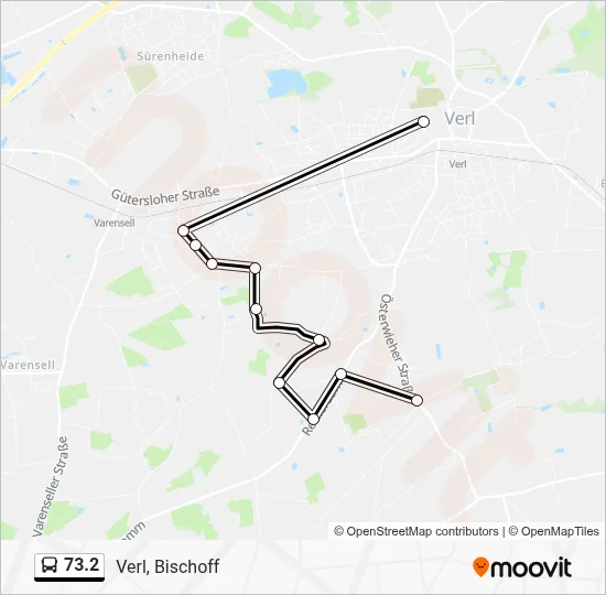 73.2 Bus Line Map