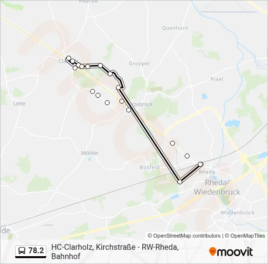 78.2 Bus Line Map