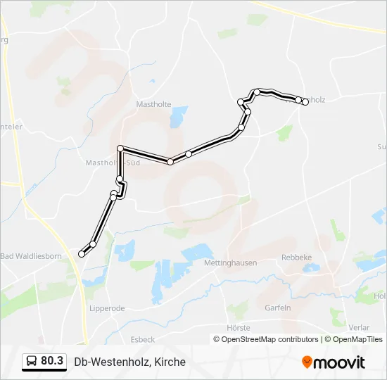 80.3 Bus Line Map
