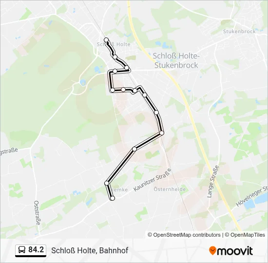 84.2 Bus Line Map
