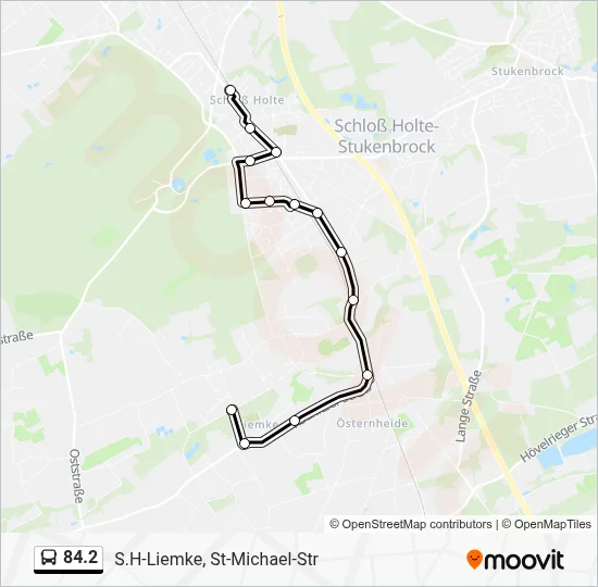 84.2 Bus Line Map