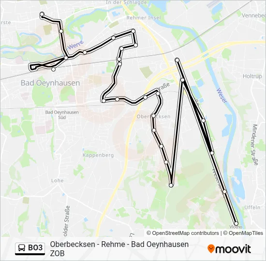 BO3 Bus Line Map