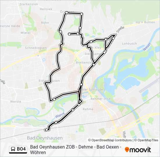 BO4 Bus Line Map