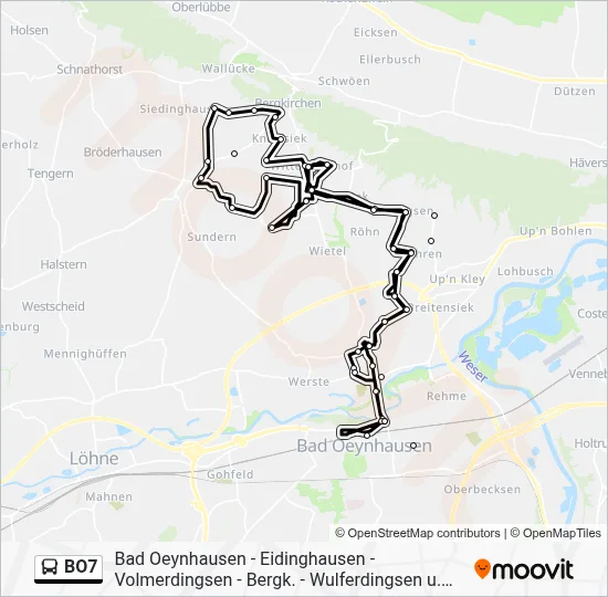 BO7 Bus Line Map