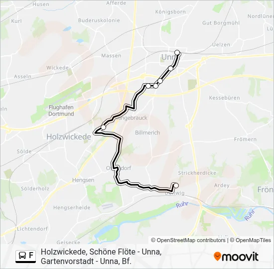 F Bus Line Map