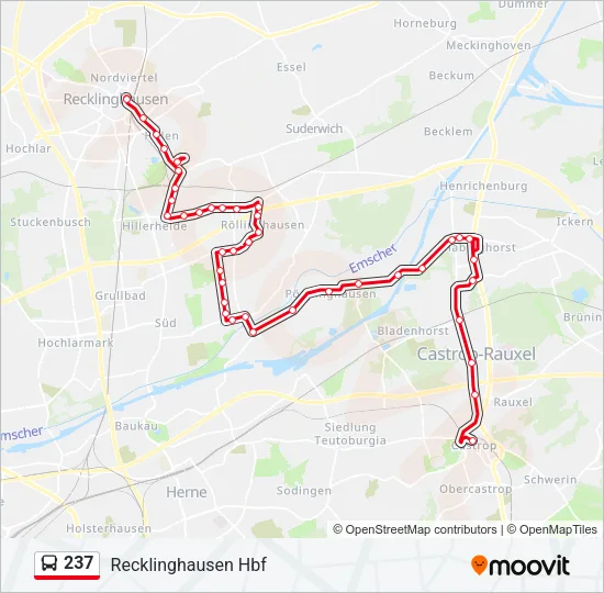 237 Bus Line Map
