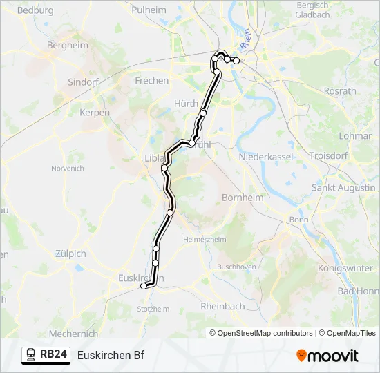 RB24 Train Line Map
