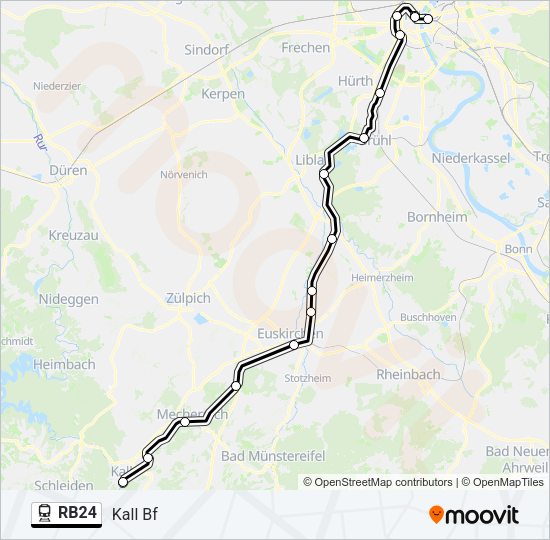 RB24 Train Line Map
