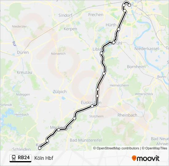 RB24 Train Line Map