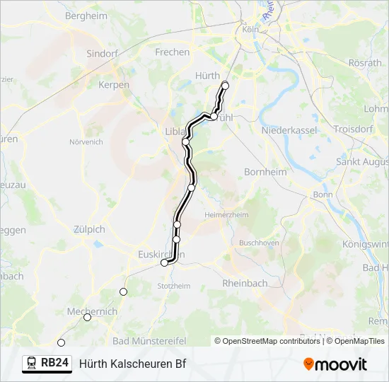 RB24 Train Line Map
