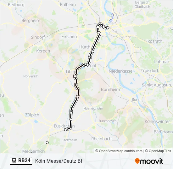 RB24 Train Line Map