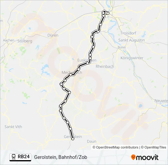 RB24 Train Line Map