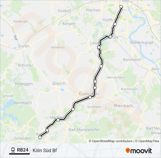 RB24 Train Line Map