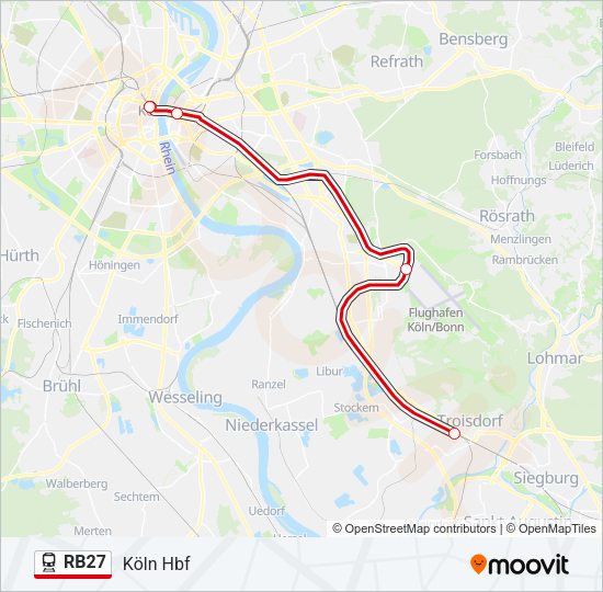 RB27 Train Line Map