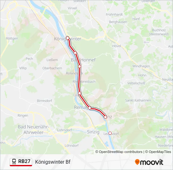 RB27 Train Line Map