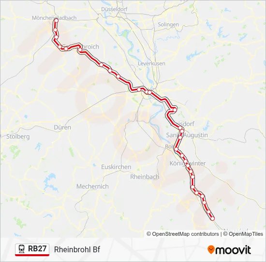 RB27 Train Line Map