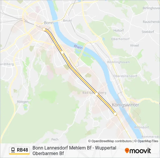 RB48 Train Line Map