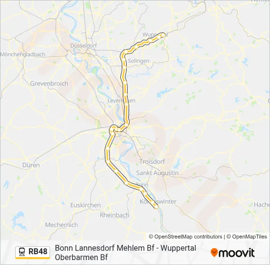 RB48 Train Line Map