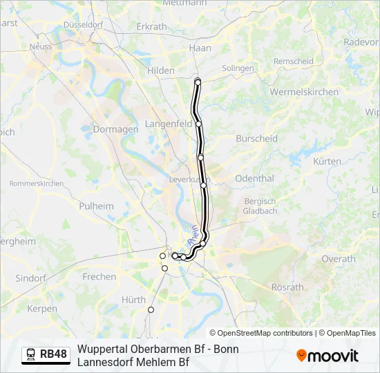 RB48 Train Line Map
