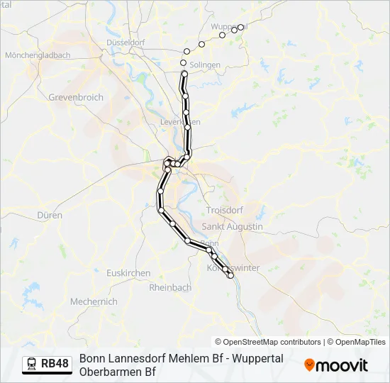 RB48 Train Line Map